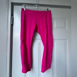 Lululemon All You Need Crop Leggings  Jewelled Magenta  Pink Size 10